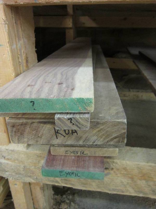 lot 179 image: Mixed exotic hardwood lot approx 12...
