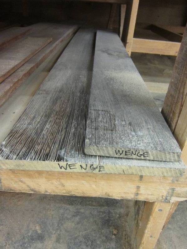 lot 181 image: Wenge lumber approx 8 board feet...