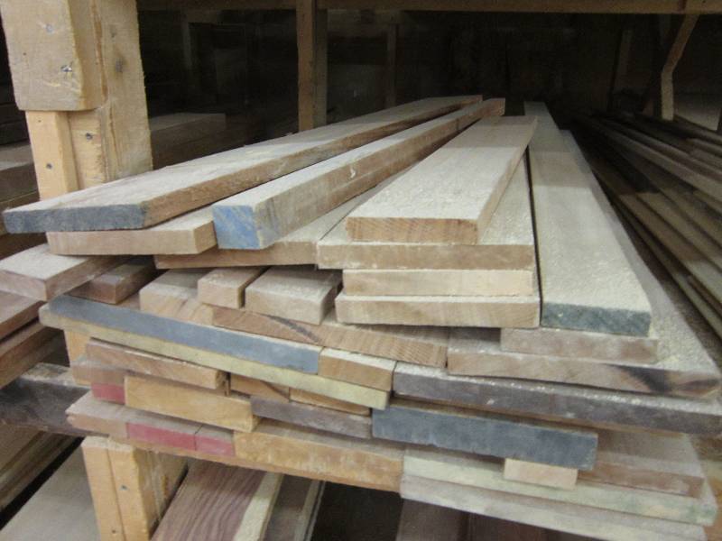 lot 183 image: Mahogany  Sapele lumber approx 60 ...