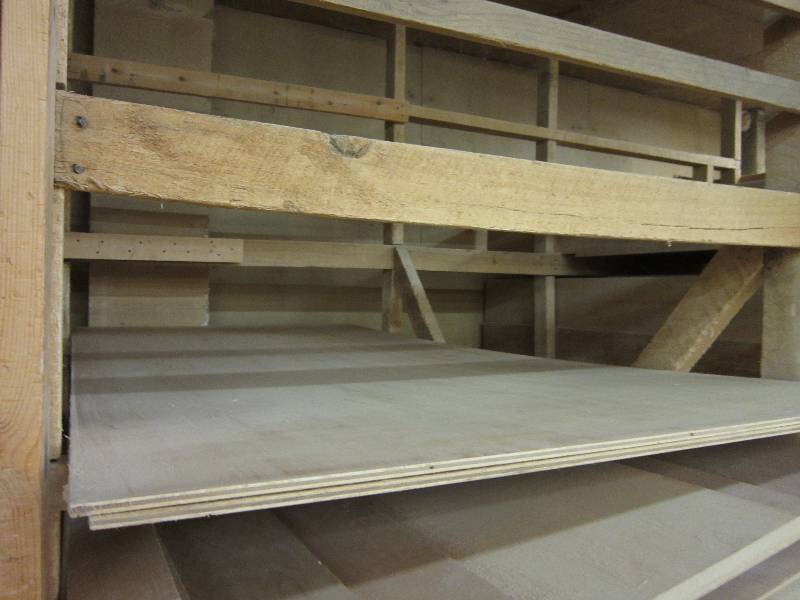 lot 193 image: 2 Sheets 12  x 4x8 Clear Pine...