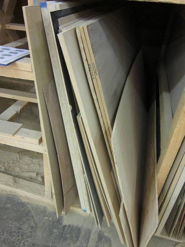 lot 195 image: Lot of misc plywood includes 2 12...