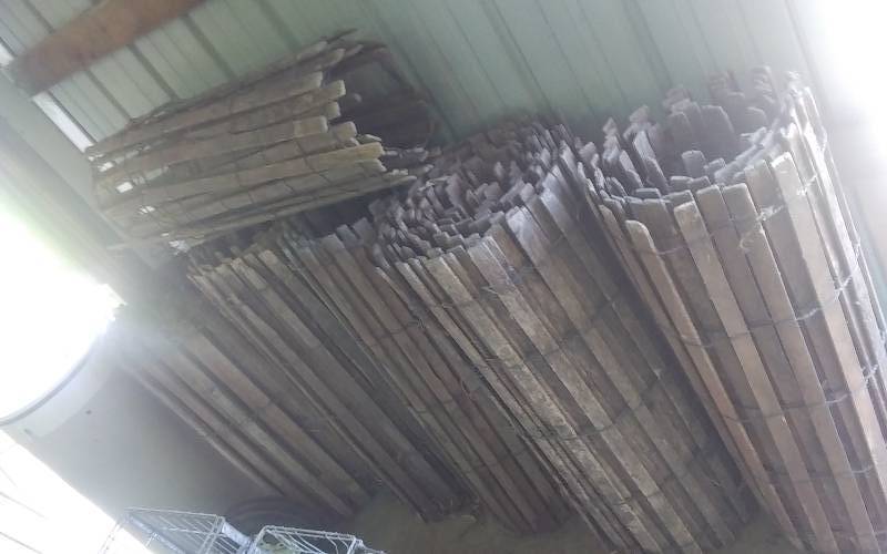 lot 55 image: 6-Rolls Of Snow Fencing Over 100 Feet