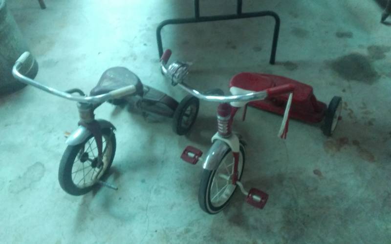 lot 59 image: 2-Old Trikes (One Needs Rear Wheel)