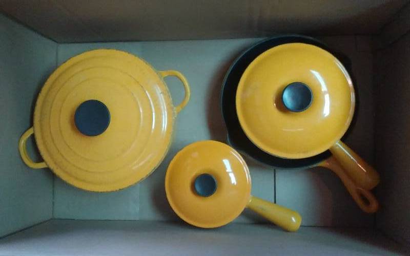lot 130 image: LeCreuset Pots & Pans