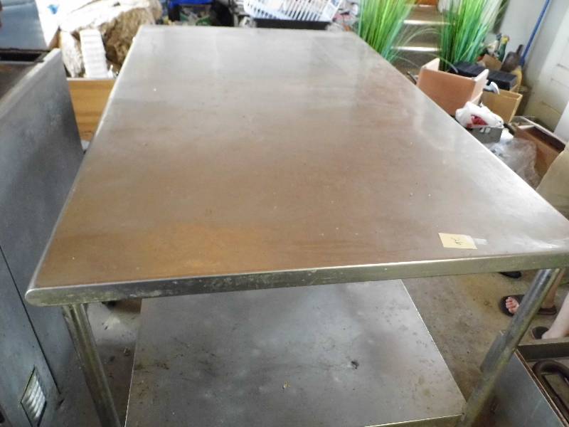 lot 26 image: Stainless Steel Table