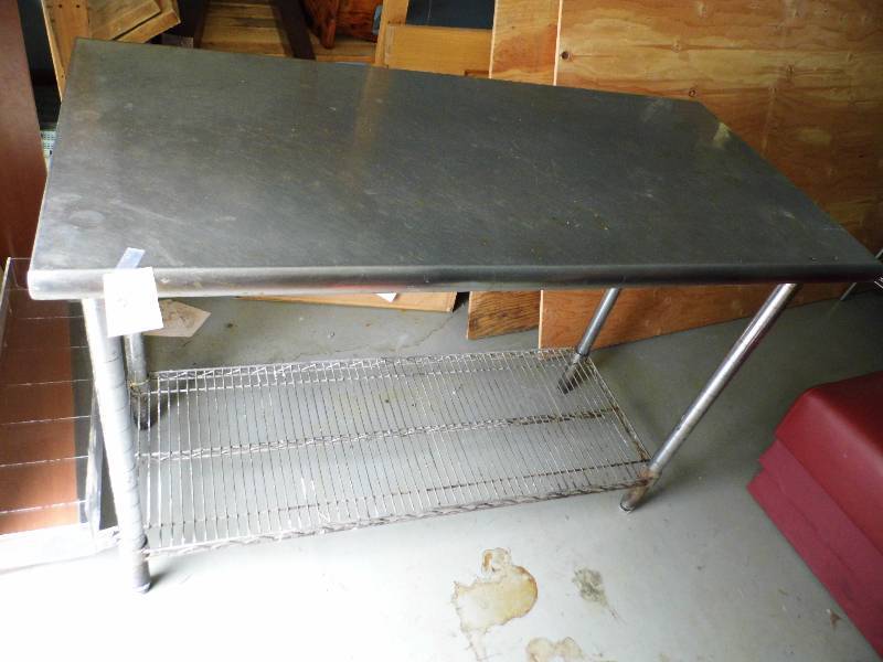 lot 37 image: Stainless Steel Table