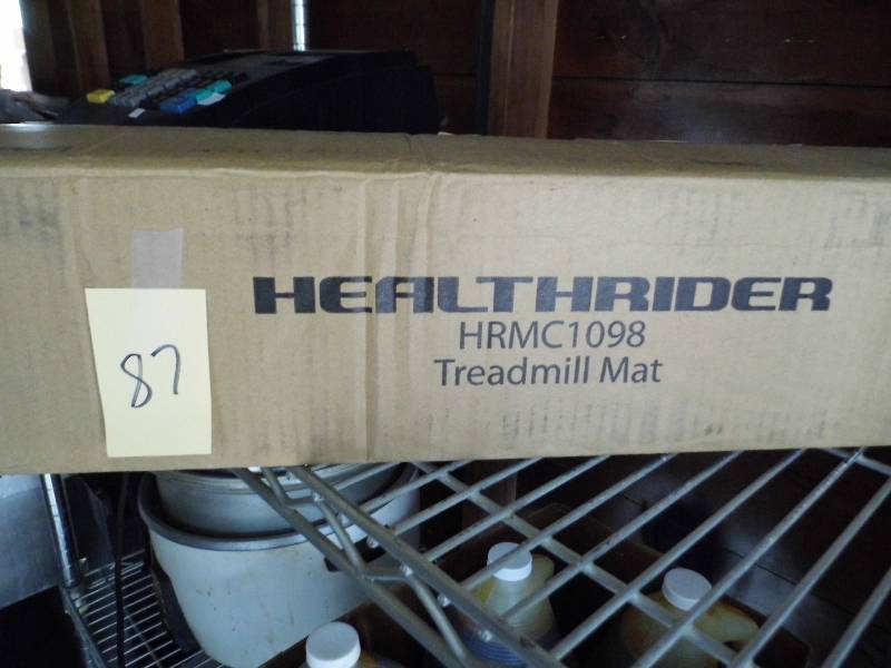 lot 87 image: Health Rider Treadmill Mat