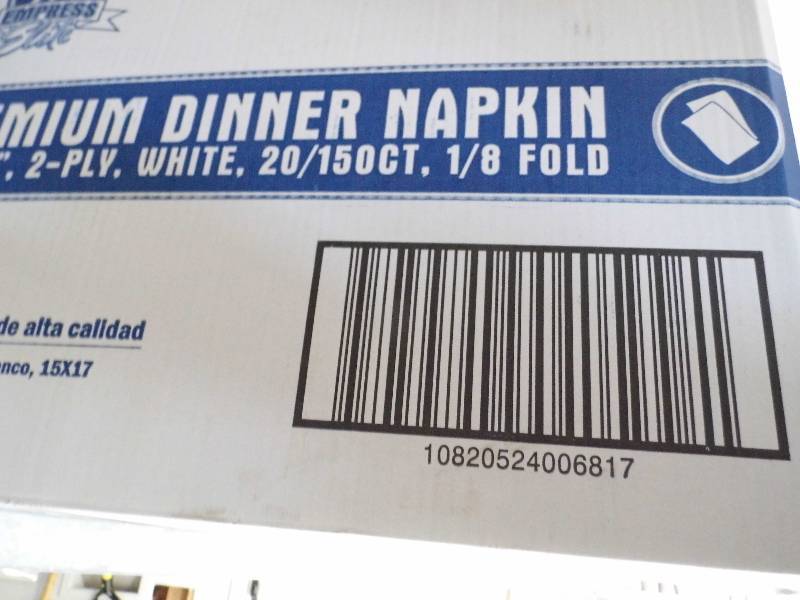 lot 101 image: Case of Napkins