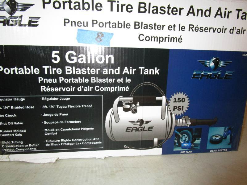 Eagle Portable 5 Gallon Tire Blaster & Air Tank