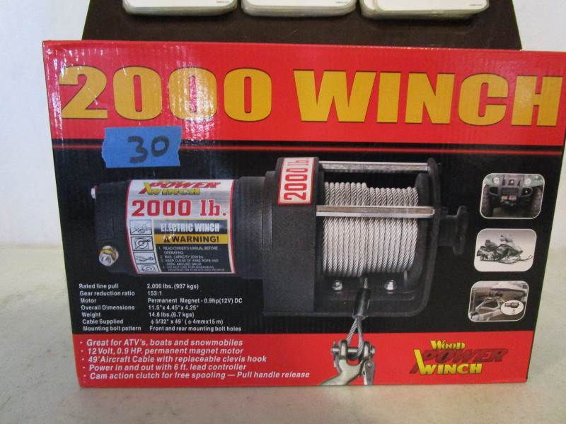 Wood Power 2000 lb Winch