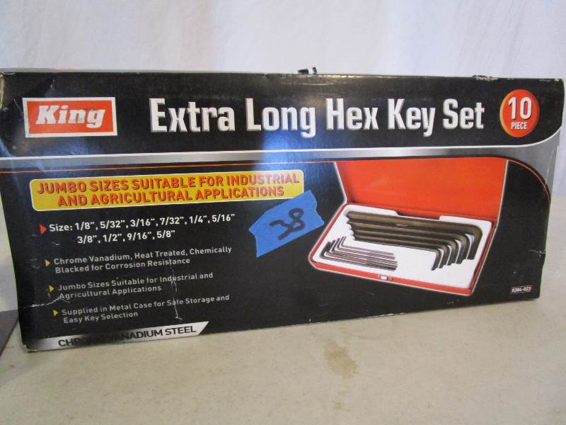 10 Piece Hex Key Set