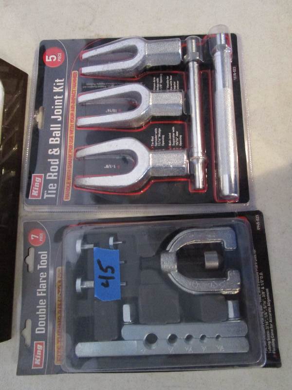 Tie Rod & Ball Joint Kit and Doulbe Flare Tool Kit