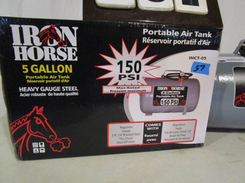 Iron Horse 5 Gallon Portable Air Tank