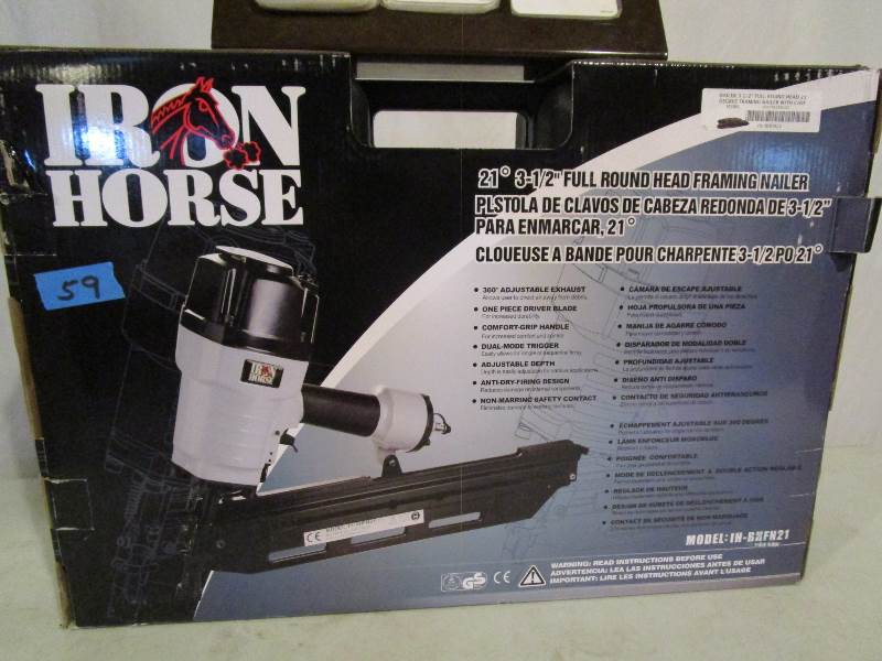 Iron Horse Full Round Head Framing Nailer