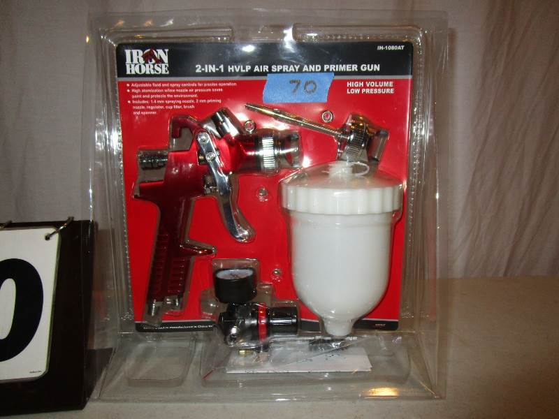 Iron Horse 2 in 1 HVLP Air Spray & Primer Gun