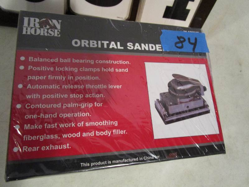 Iron Horse Orbital Sander