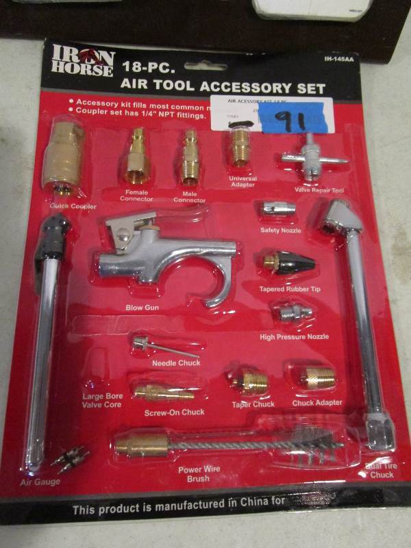 Iron Horse 18 Pc Air Tool Accessory Set