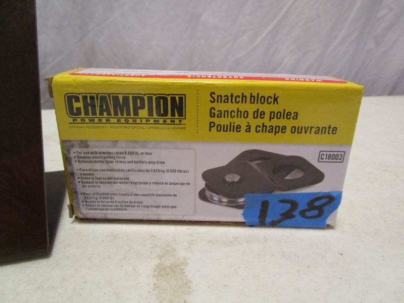 Champion Snatch Block - 8000 lb