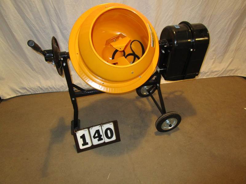 Buffalo 1.25 Cu Ft Cement Mixer