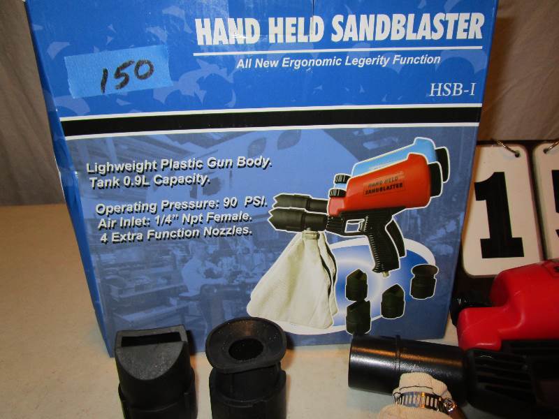 Hand Held Sandblaster