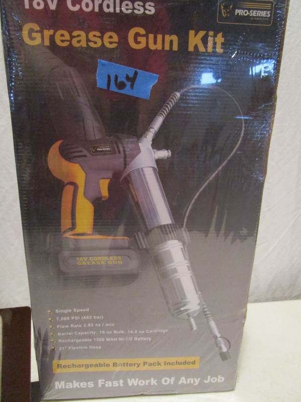 Pro-Series Cordless 18V Grease Gun Kit