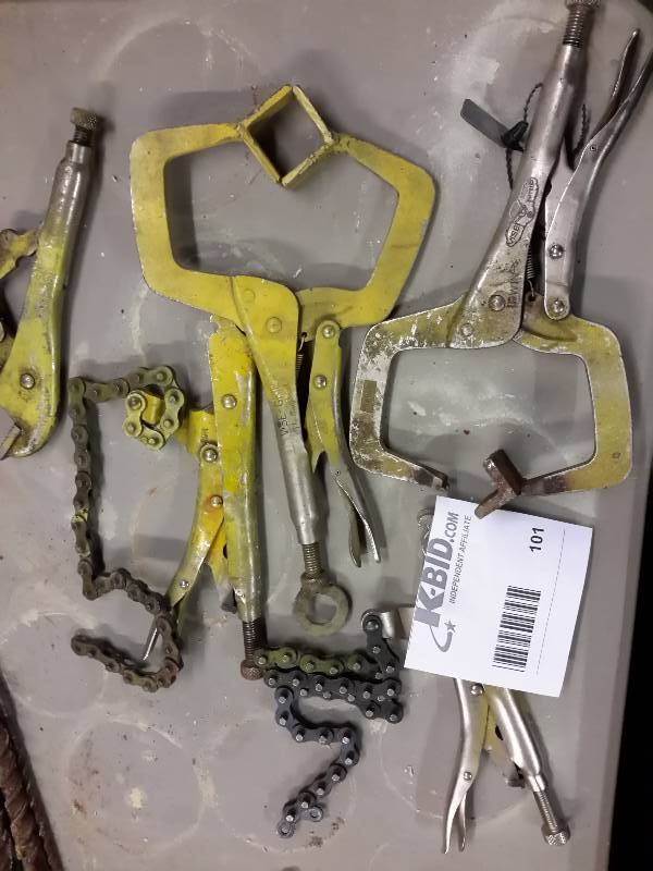 lot 101 image: Lot of misc. Vise Grips