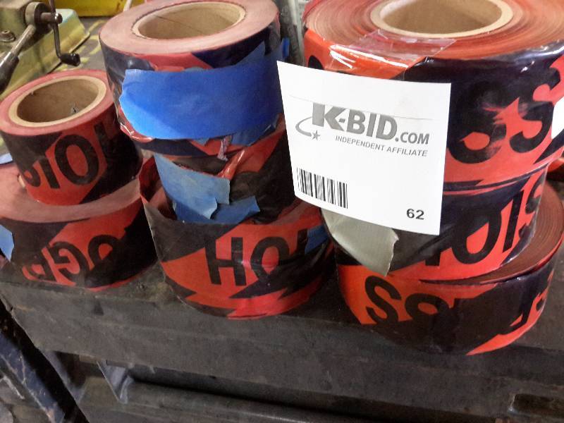 lot 62 image: Large lot of guard tape