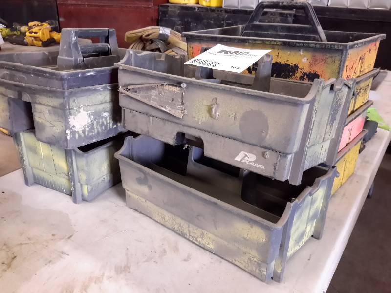 lot 164 image: 4 Plastic Tool Trays