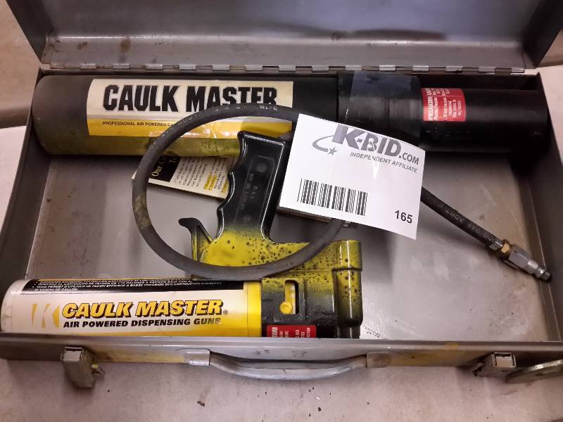 lot 165 image: Caulk Master Air powered dispensing Machine