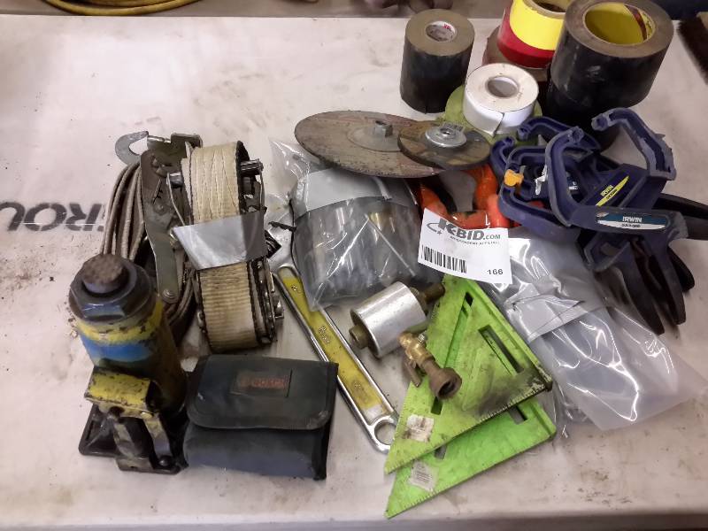 lot 166 image: Misc. Tool items as pictured