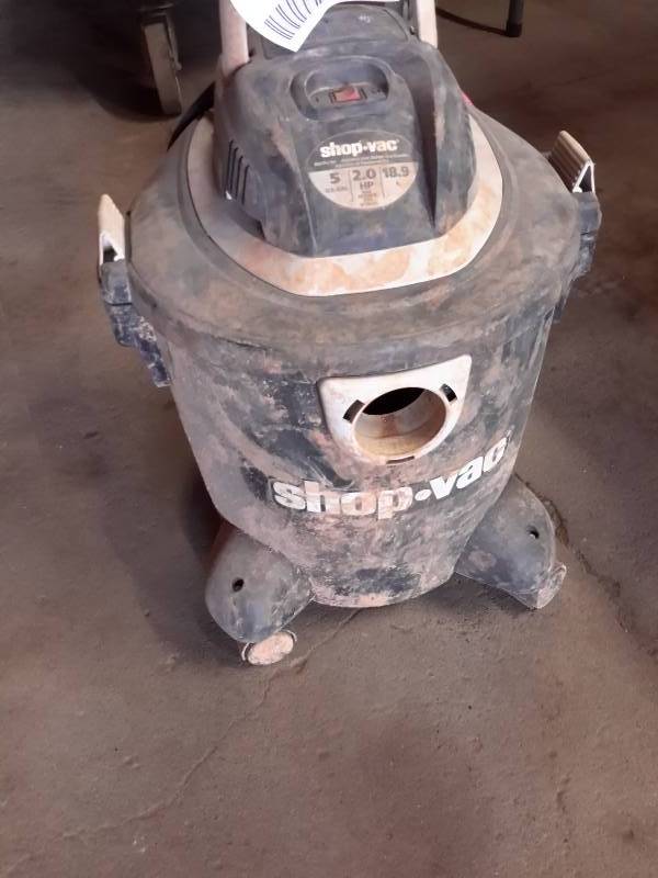 lot 188 image: 2 HP, 5 gallon Shop Vac