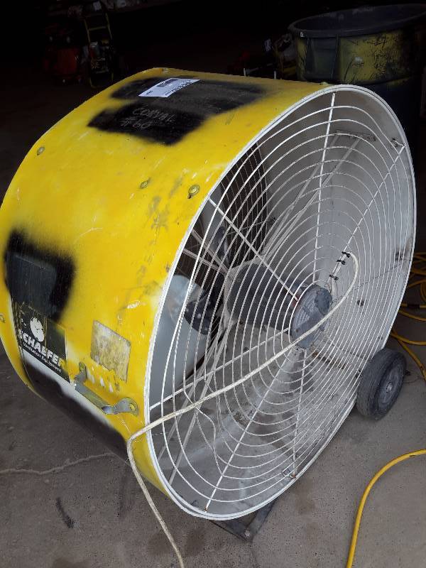 lot 268 image: Large Industrial Fan, 38 in diameter