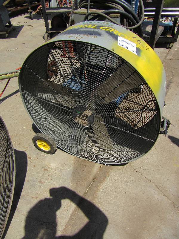 lot 266 image: Large Industrial Fan, 36 in diameter