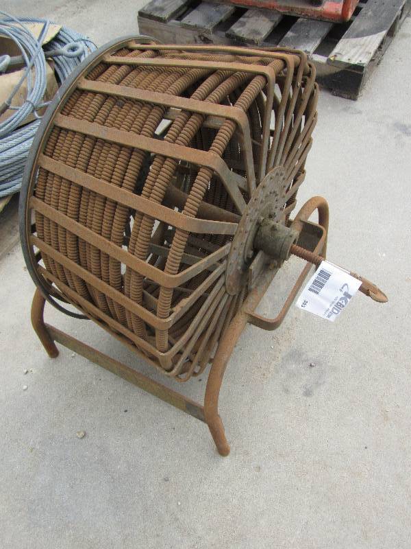 lot 303 image: heavy Duty Cable Snake Assembly.. Not sure of length..