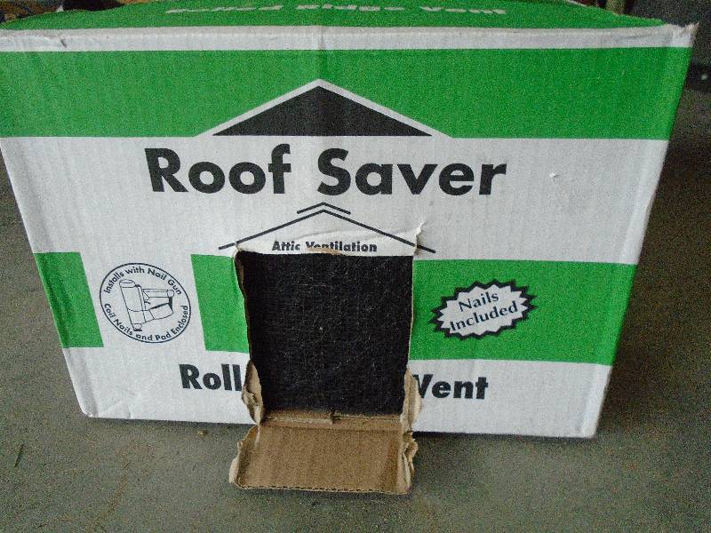 Rolled Ridge Vent