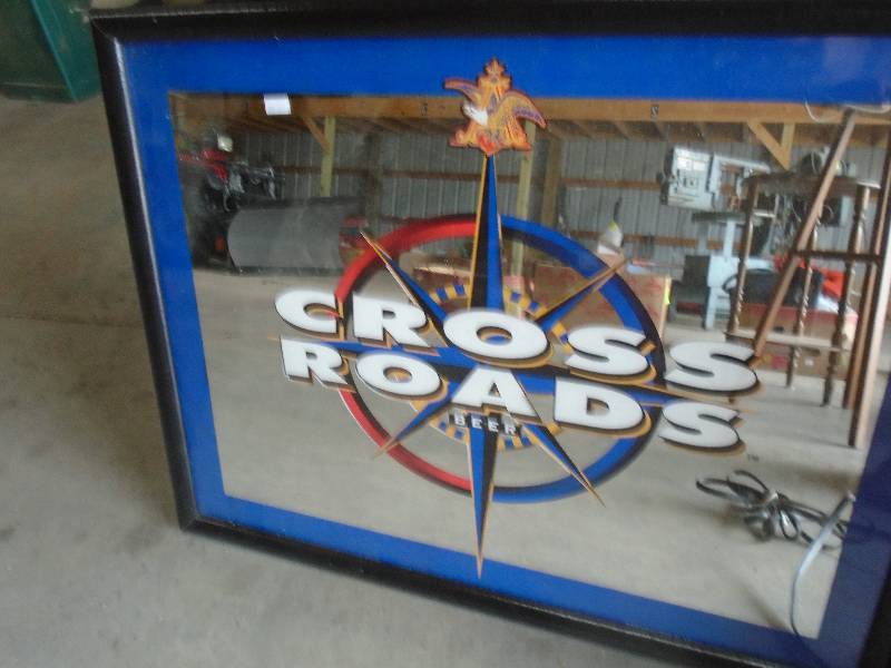 Bar Mirrors and Light up SignClock