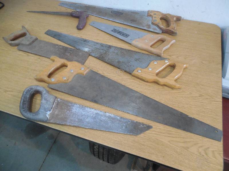 HUGE HAND SAW LOT OF 7