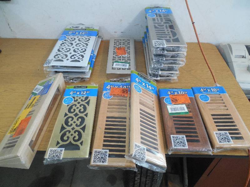 (16) FLOOR REGISTER VENTS