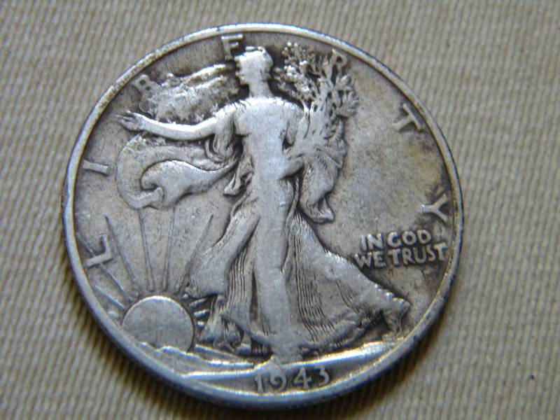 1943 D Walking Liberty Silver Half Dollar