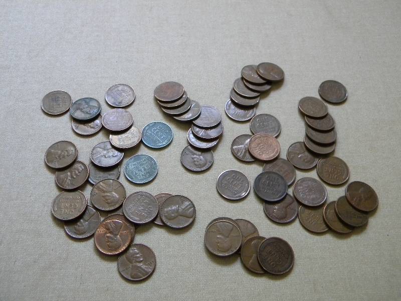 60 Wheat Back Pennies