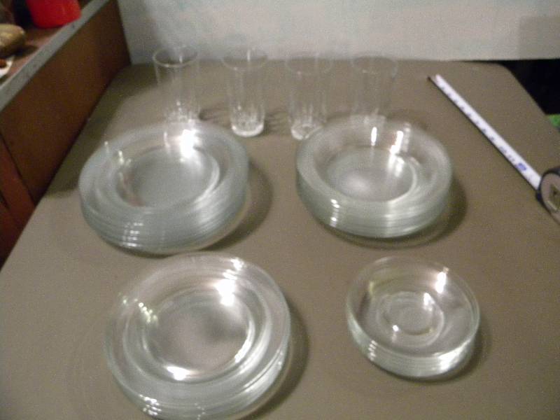 Arcoroc- France Clear Dishes