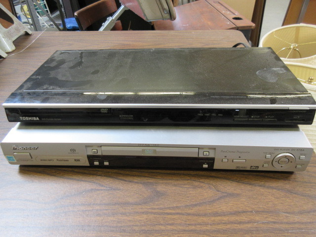 lot 322 image: TOSHIBA AND PIONEER DVD PLAYERS