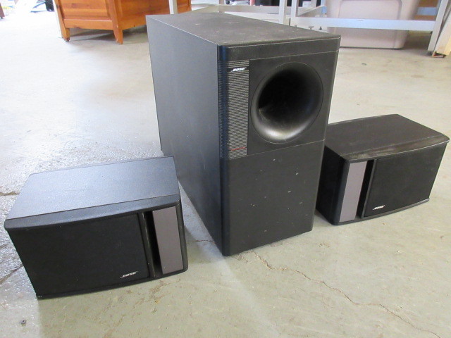 lot 328 image: BOSE SPEAKER SYSTEM