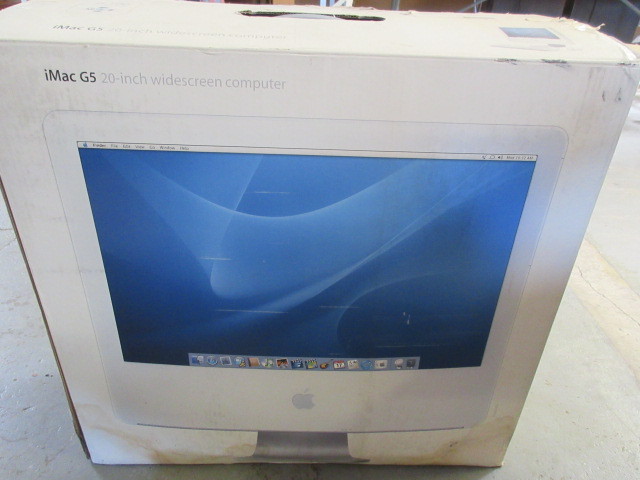 lot 332 image: iMAC G5 20-INCH WIDESCREEN COMPUTER