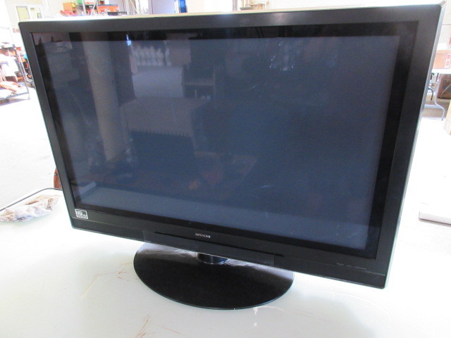 lot 362 image: HITACHI 42 PLASMA TELEVISION