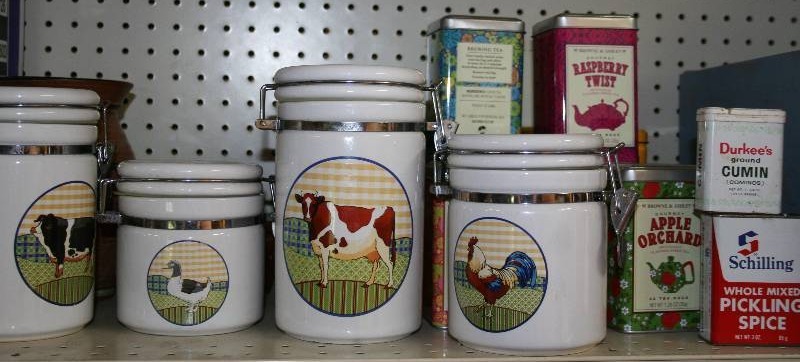 Assorted Canisters