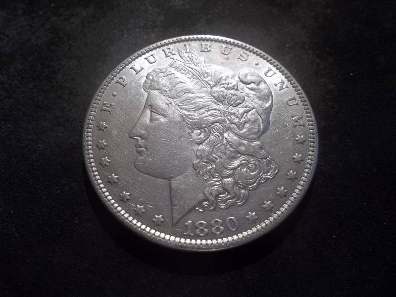 1880 O Morgan Silver Dollar Micro O