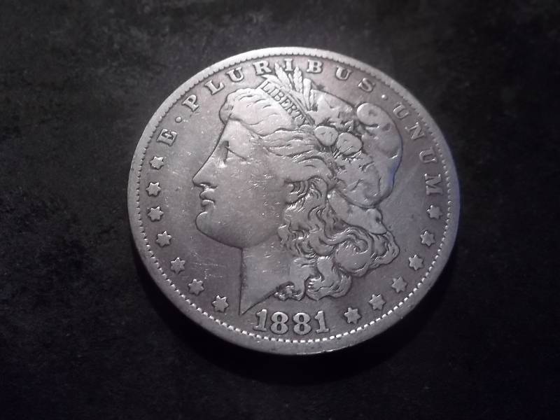 1881 O Morgan Silver Dollar