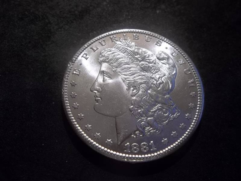 1881 S Morgan Silver Dollar