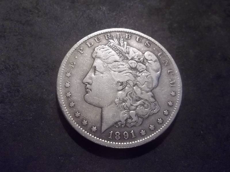 1891 S Morgan Silver Dollar